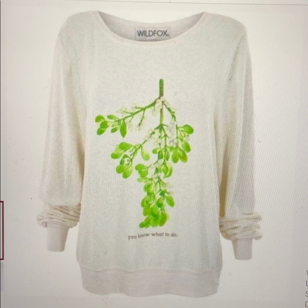 Wildfox You Know What To Do Mistletoe Sweater